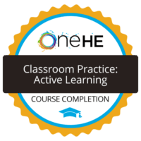 Badge Achievement Representation: Classroom Practice: Active Learning
