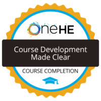 Badge Achievement Representation: Course Development Made Clear