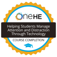 Badge Achievement Representation: Helping Students Mange Attention and Distraction Through Technology
