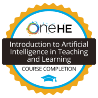 Badge Achievement Representation: Introduction to Artifical Intelligence in Teaching and Learning